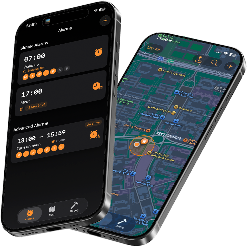 Vista previa de la app
