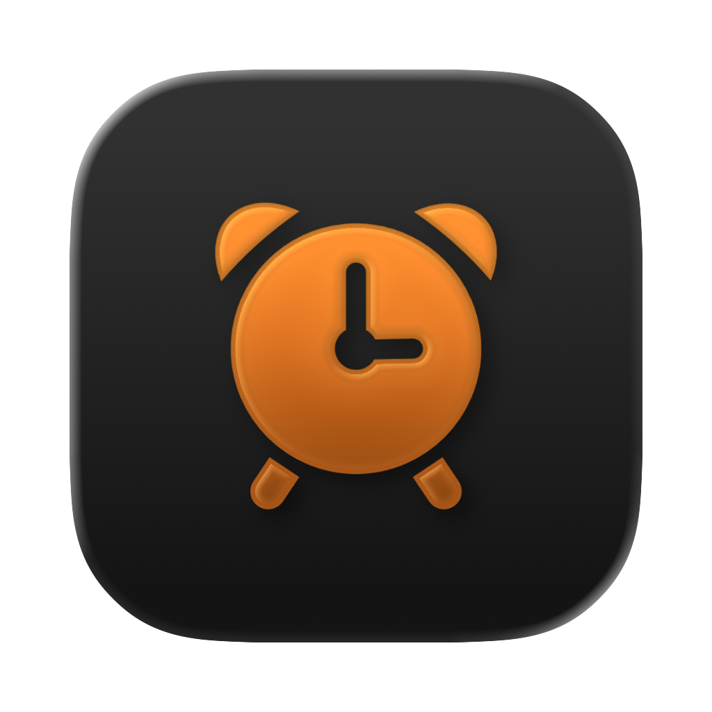 Icono alarma oscuro